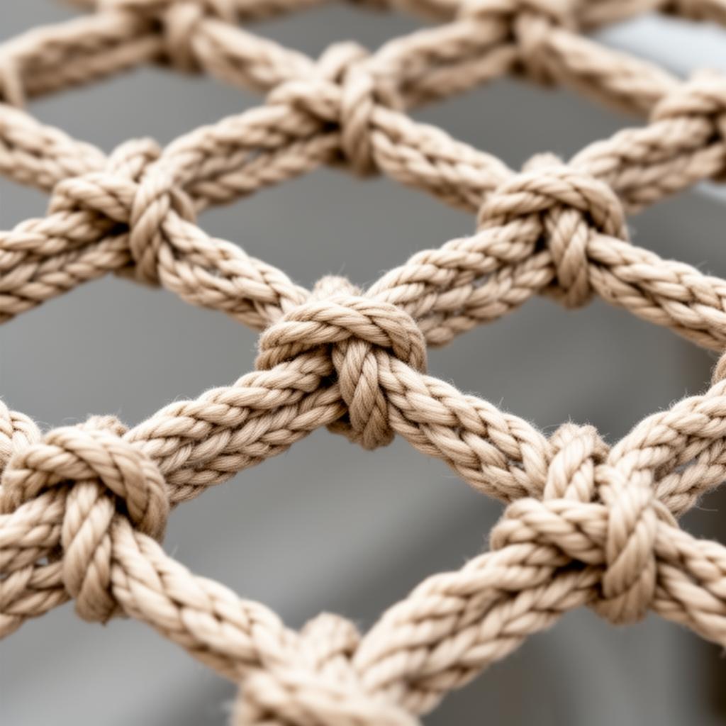 Staircase Knotted Safety Net